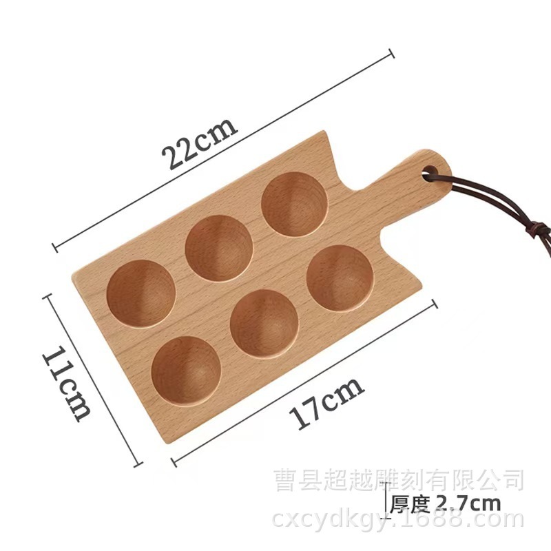 厂家实木鸡蛋收纳盒相思木榉木鸡蛋托盘置物架冰箱厨房放鸡蛋盘子|undefined