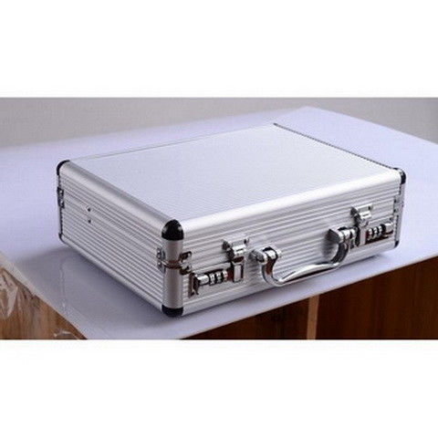 (2개) 휴대용 암호 상자 알루미늄 합금 상자 가정용 인증서 저장 상자 파일 상자 다기능 대용량 새로운 두껍게