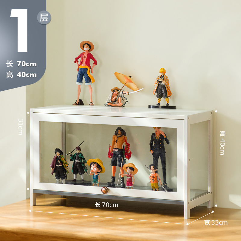 手作りディスプレイキャビネット模造ガラス透明防塵ディスプレイキャビネットレゴおもちゃアクリルディスプレイキャビネットスモークキャビネット化粧品|undefined