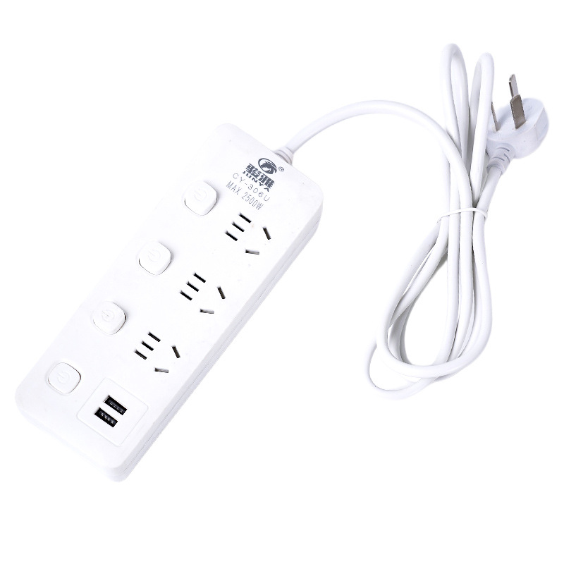 enchufe inteligente casero usb poroso enchufe multi-enchufe de alta potencia tablero de conexión multifuncional enchufe de fila de escritorio