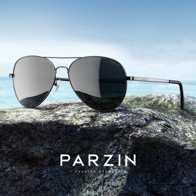 帕森偏光太阳镜男飞行员蛤蟆镜偏光开车驾驶镜潮墨镜8023