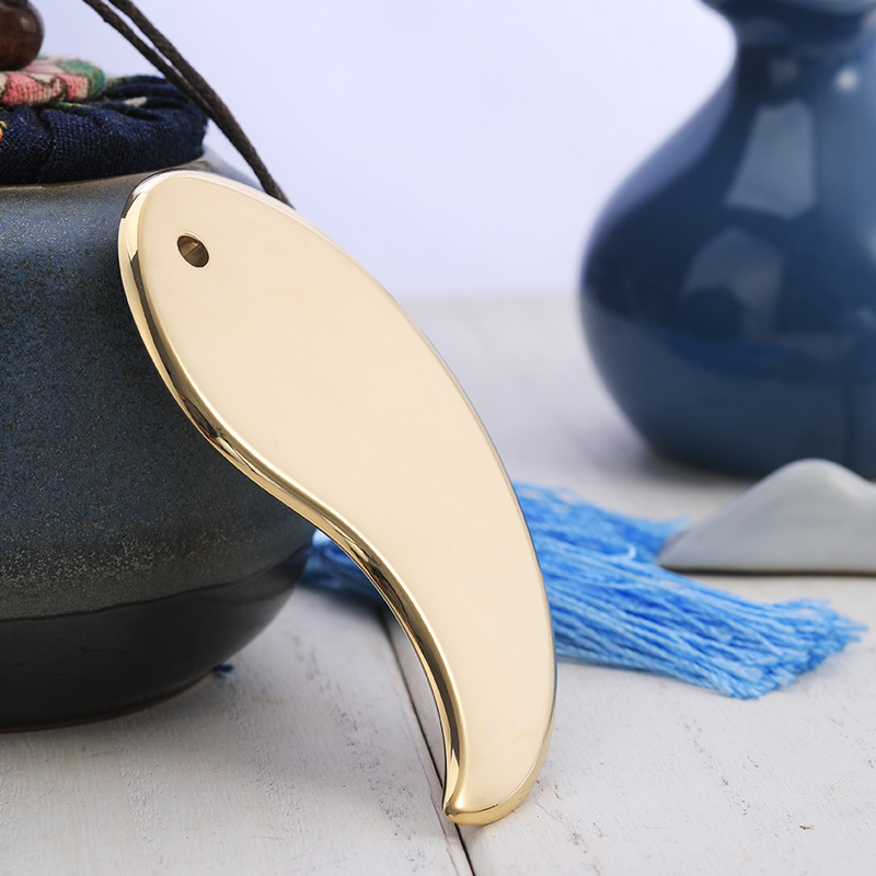 13 placas de latón antibacterianas de cuchillo de hombro y cuello todo el cuerpo de cuchillo