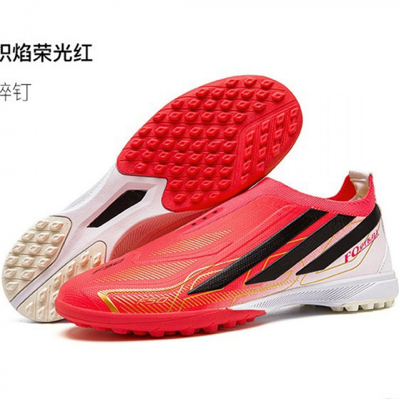Zapatos de Fútbol AG de Corte Bajo de TPU Antideslizantes para Césped Natural y Artificial