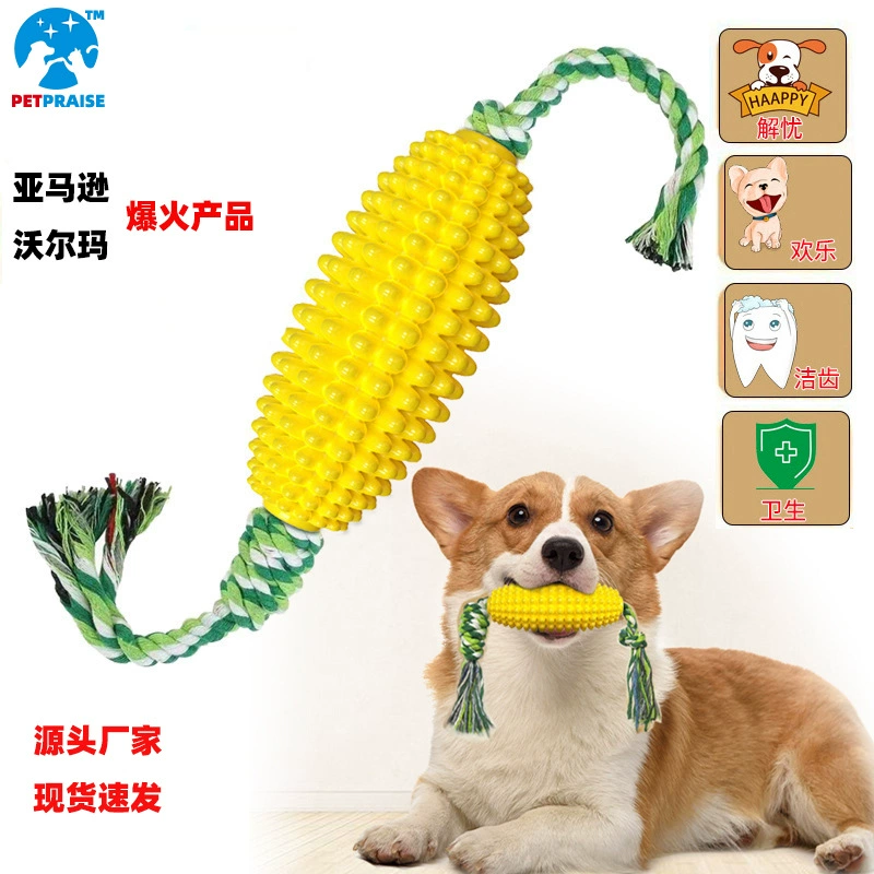 Трансграничная игрушка для собак Собака кусает игрушку кукурузный молоток для домашних животных