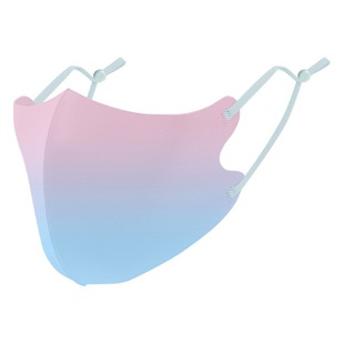 Spring and summer spot new dustproof washing Amazon cross-border 3D three-dimensional fresh printing gradient Ice Silk cloth mask