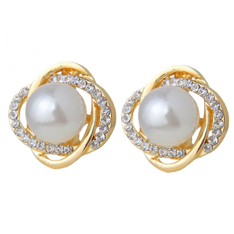  Sophisticated small earrings from pearl, 2025 years, high-quality style, bright catchy style
