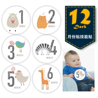 儿童宝宝婴儿里程碑拍照道具孕妇纪念贴现货外贸亚马逊12月份贴纸