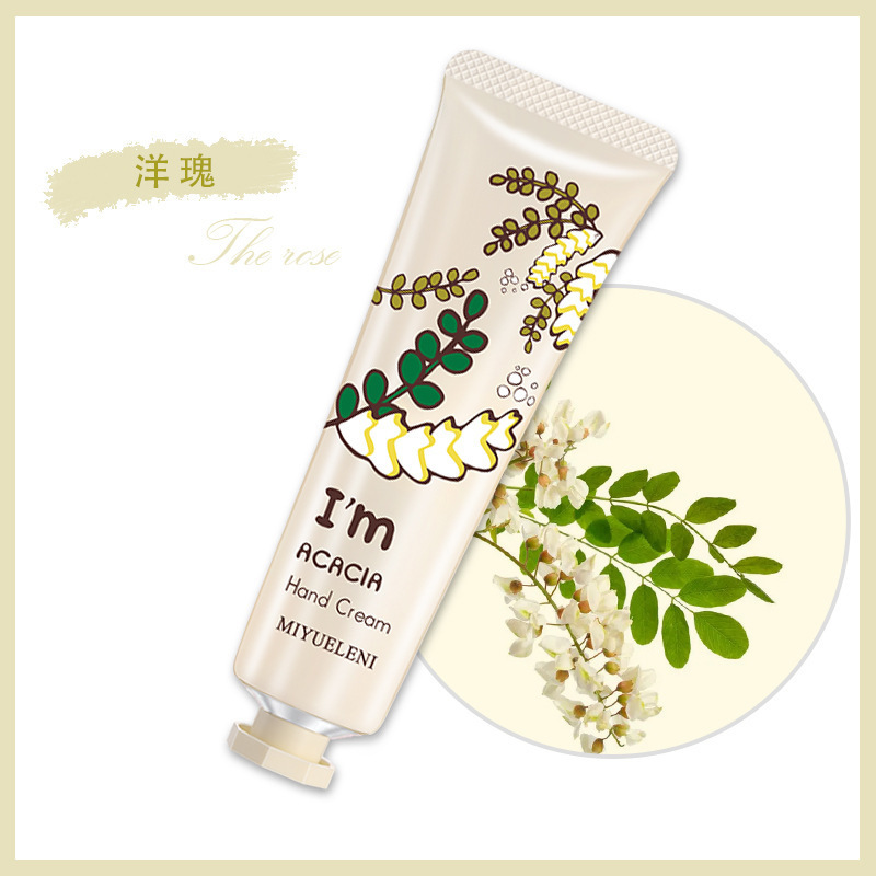 国境を越えた人気のMIYUELENIフルイングリッシュハンドクリーム30g植物の香りフラワーフルーツハンドクリーム|undefined