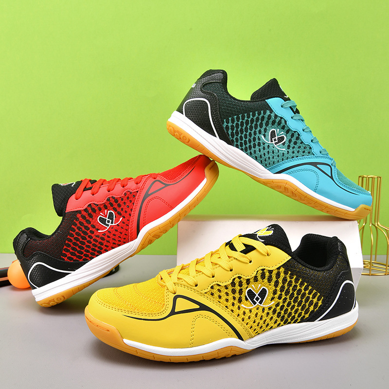 Saidanxia Genuine New Original Butterfly Leaf Table Tennis Shoes Soft Sole Breathable Tendon Sole Anti-Slip