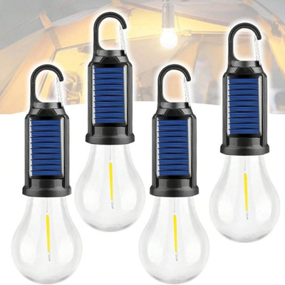 TEMU海外仓一件代发跨境Camping Light LED Solar Tent Lights|ru