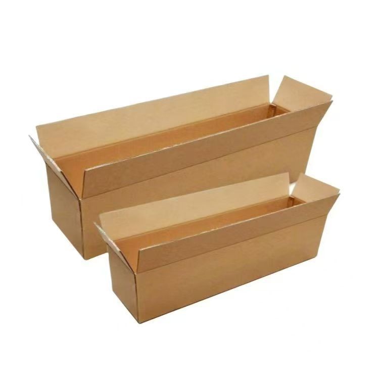 Guangdong Specializes in Five-Layer Ultra-Hard Large Opening Long Cartons with Strong Compression Resistance Kraft Cartons for Export Quality 3m Extra Long