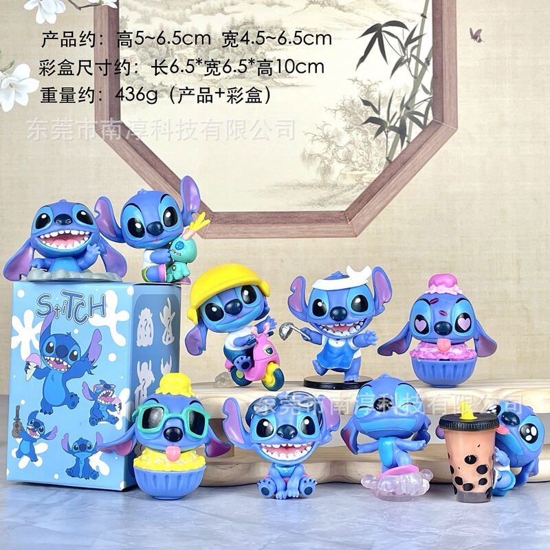 国境を越えたスティッチフィギュアハロウィンスティッチ人形ブラインドボックスガシャポン人形マシン装飾品卸売ドロップシッピング|undefined