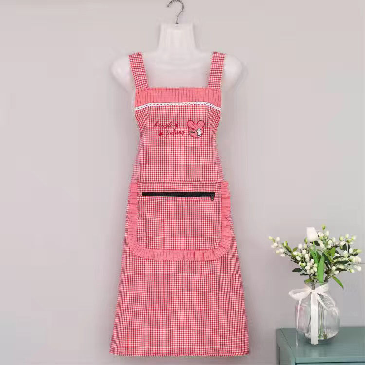 스트랩 통기성 코튼 알파벳 곰-레드