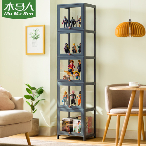 Trojan figure display cabinet acrylic Lego display rack non-glass cosmetics shelf home display cabinet