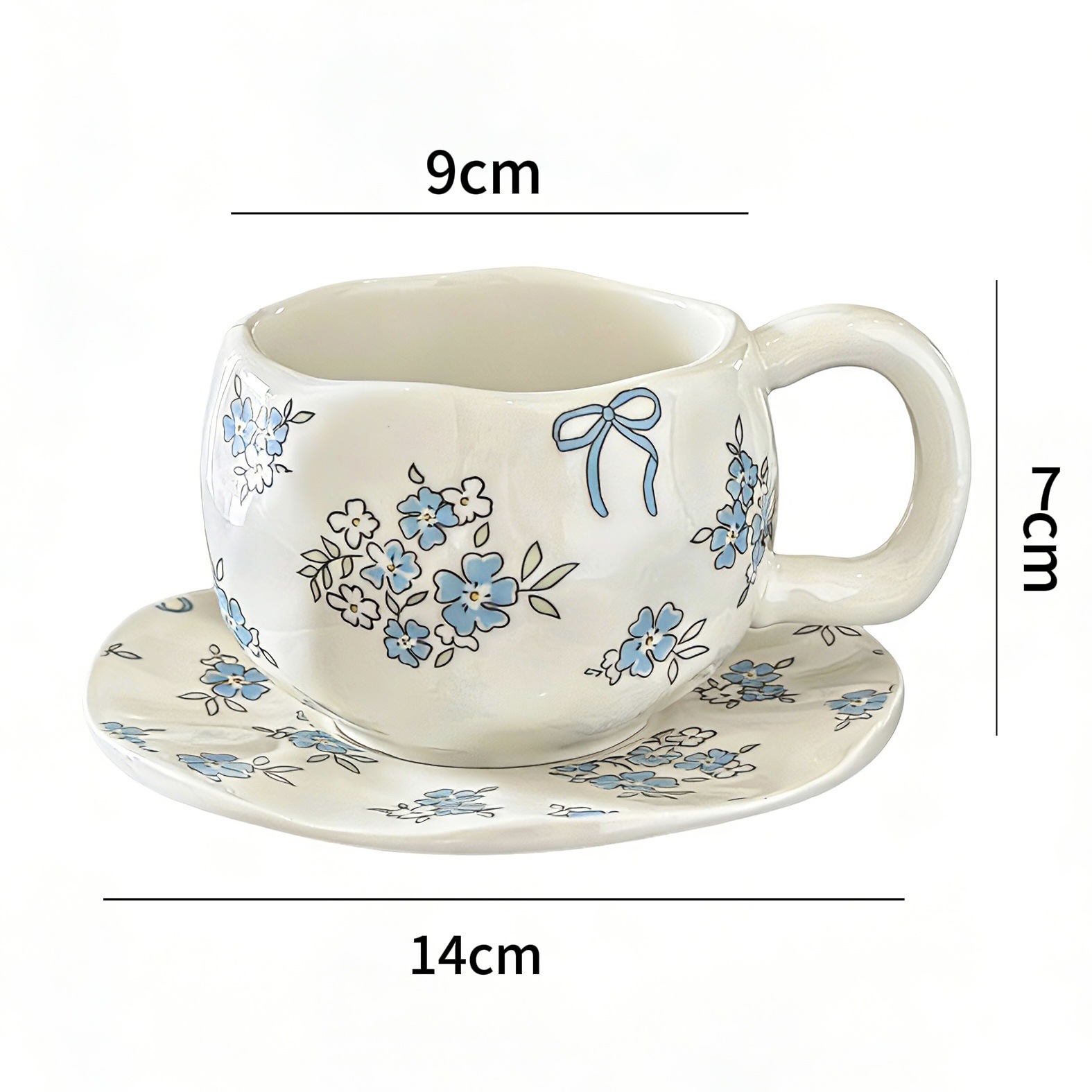 Highly Stylish Women's Home Milk Office Creative Coffee Cup, Design-oriented High-end Ceramic Mug_voghion.com