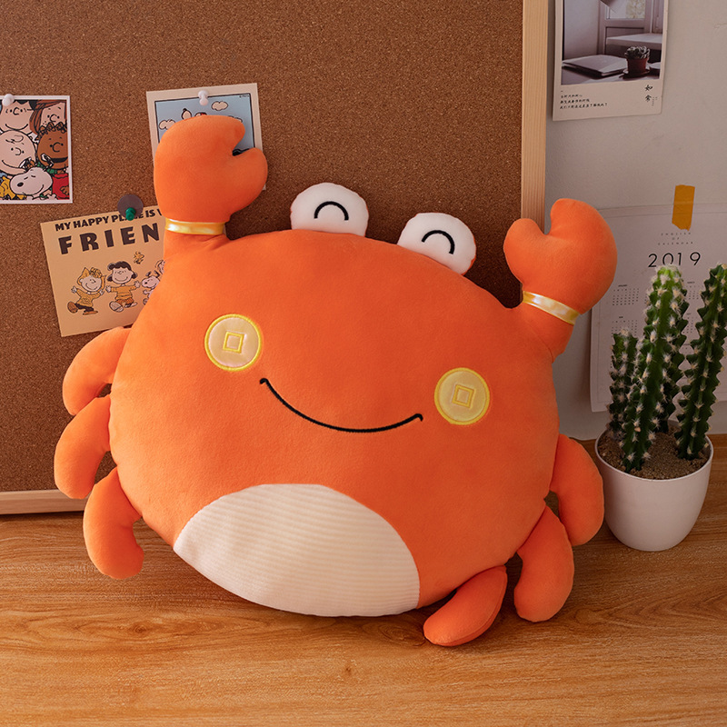 Cangrejo almohada cojín langosta almohada cojín trasero sofá sala de estar Coche Oficina siesta coche de noche lindo