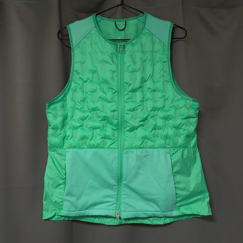 Cross-Border Sports Autumn and Winter Sports Men's and Women's down Vests, Warm and Slim-Fitting, Lightweight for Running and Training, In-Stock White Duck down