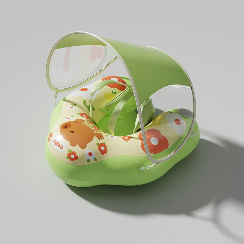 腹ばい輪の空気を入れる赤ちゃんの腹ばい輪の夏は日よけ棚のダブルエアバッグの子供の浮き輪の卸売りを取り外します。|undefined