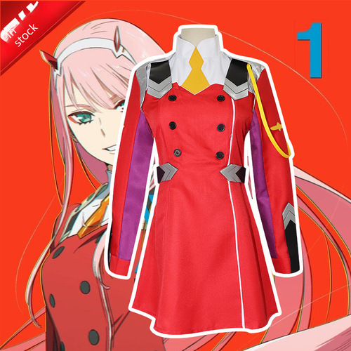 DARLINGin theFRANXX main character 02cos suit team crane orchid cosplay suit wholesale 