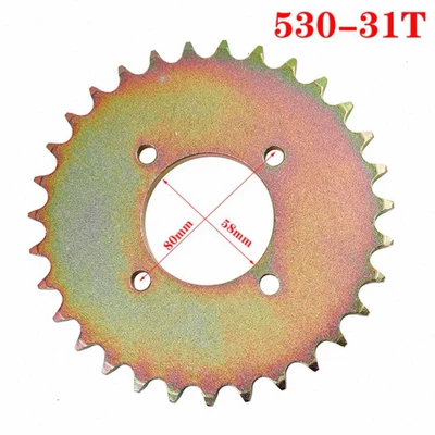 Dəbilqə (Kaska) aksesuarları, for motorcycle and go-kart - 530-31-gear-with-58mm-internal-hole-spacing-and-80mm-outer-hole-spacing