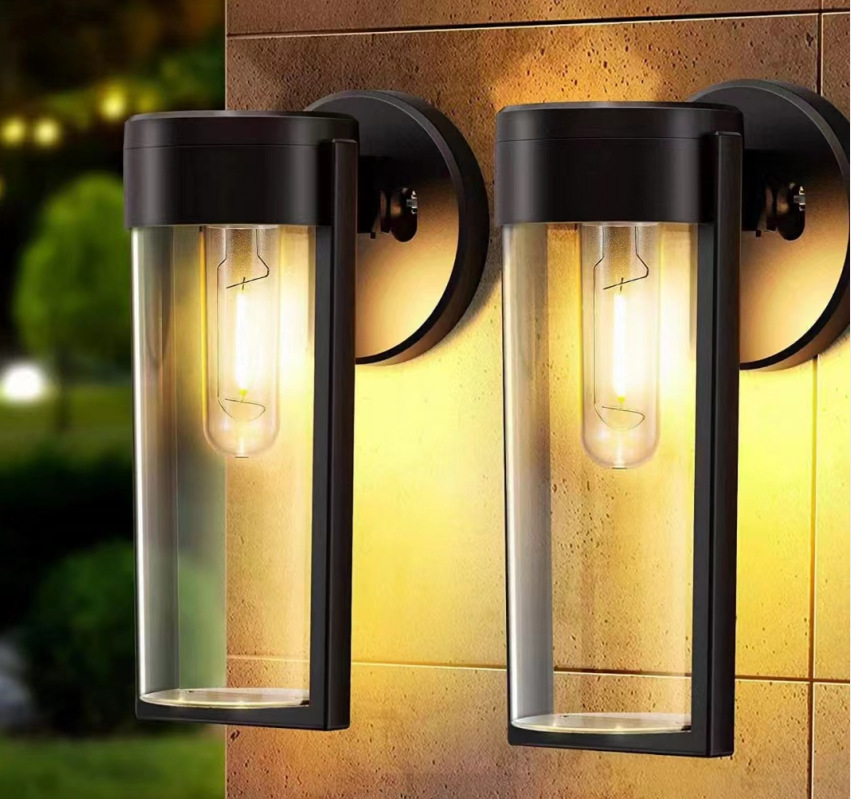 Nueva lámpara solar de alambre de tungsteno redondo lámpara de suelo lámpara de césped exterior lámpara de pared lámpara decorativa de jardín lámpara de atmósfera