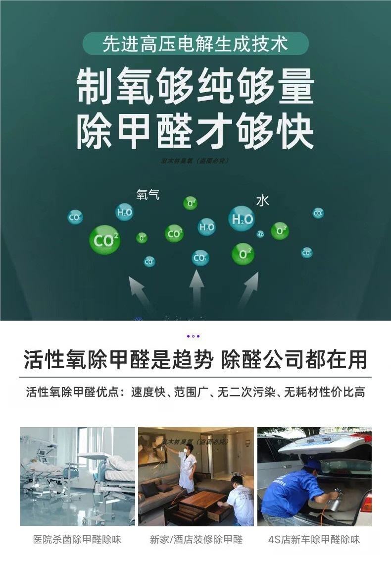 Ozone Disinfection Machine Generator New House Decoration Household Formaldehyde Removal Air Purifier Car Interior Sterilization and Deodorization