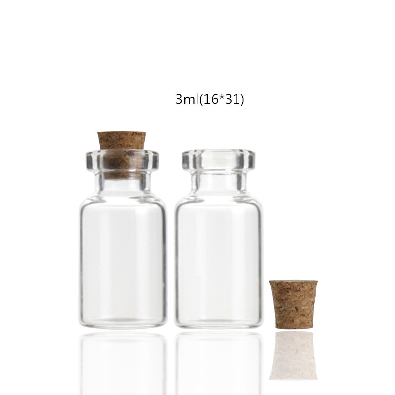 现货3ml透明卡口瓶 西林瓶 化妆品瓶源液瓶   冻干粉瓶 抗生素瓶