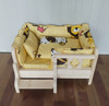 Pet dogs small bed solid wooden dog nest dog bed Teddy Doukeko fund hair cat big, medium -sized dog nest four seasons