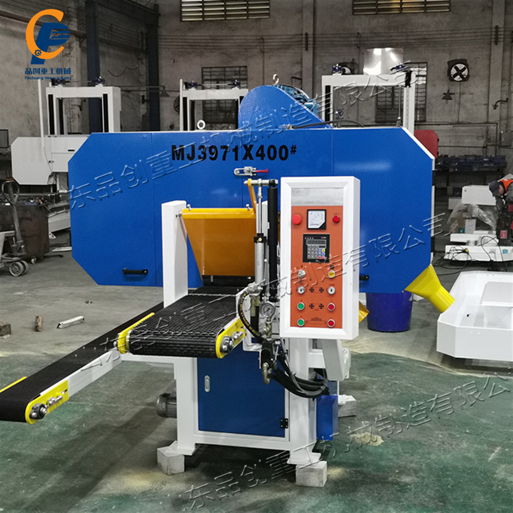 卧式带锯方木开薄片机 往复式开料设备 合金锯条亚克力切割分片机