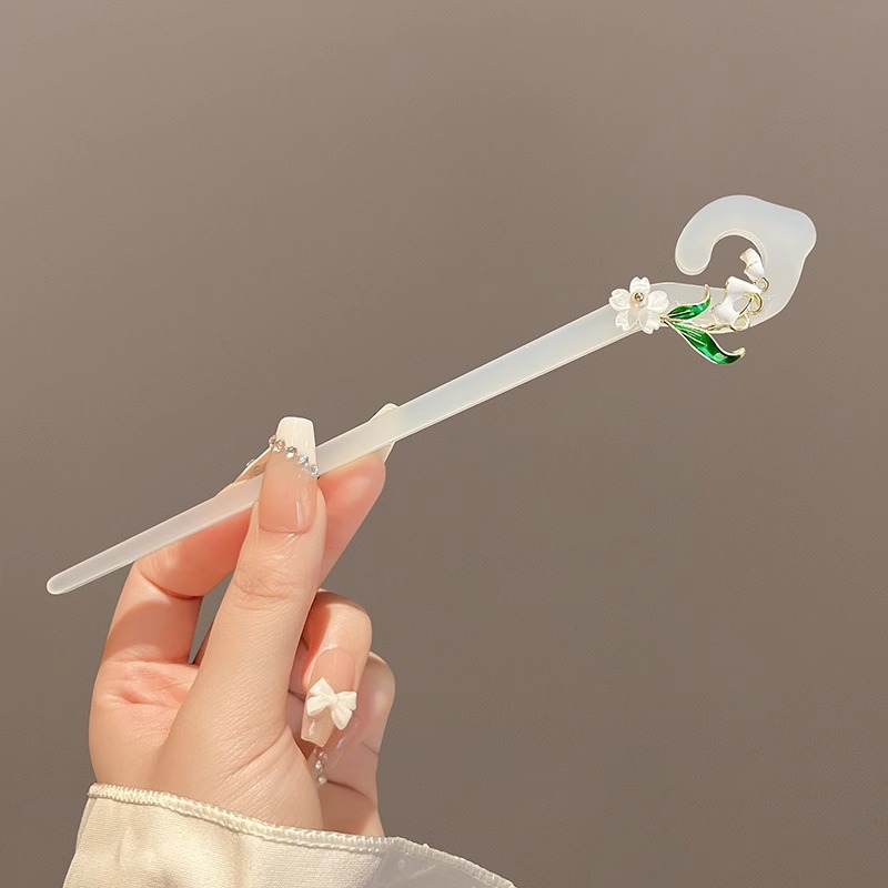 Nuevo estilo chino flange flores alfileres de cabello de alta calidad mujer cabeza trasera alfileres de cabello chino cheongsamos alfileres de cabello tocado