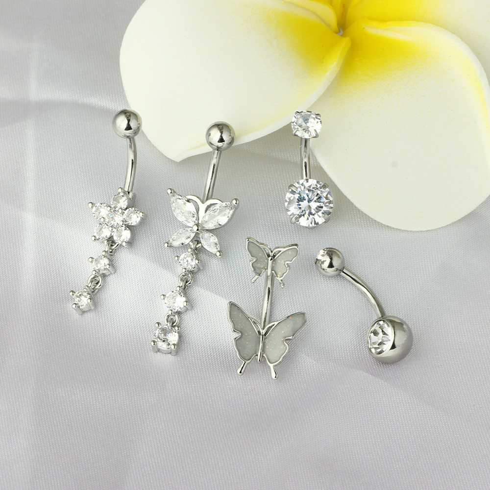 Pointed titanium steel lip stud product view