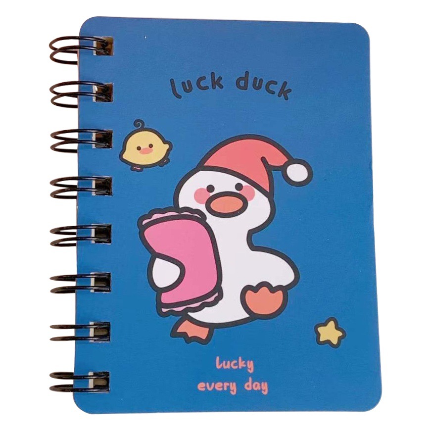 Tamaño pequeño libro bobina lindo Super lindo mini portátil de bolsillo Bloc de notas cuaderno de dibujos animados regalo del estudiante