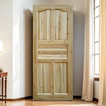杉木门单门杉木门扇实木门页复古木门原木门农村老式房门跨境批发