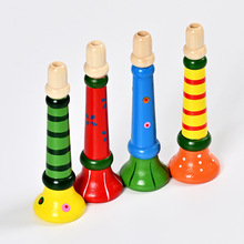 跨境木质口哨乐器  儿童小喇叭玩具 婴幼儿益智早教玩具 厂价直销