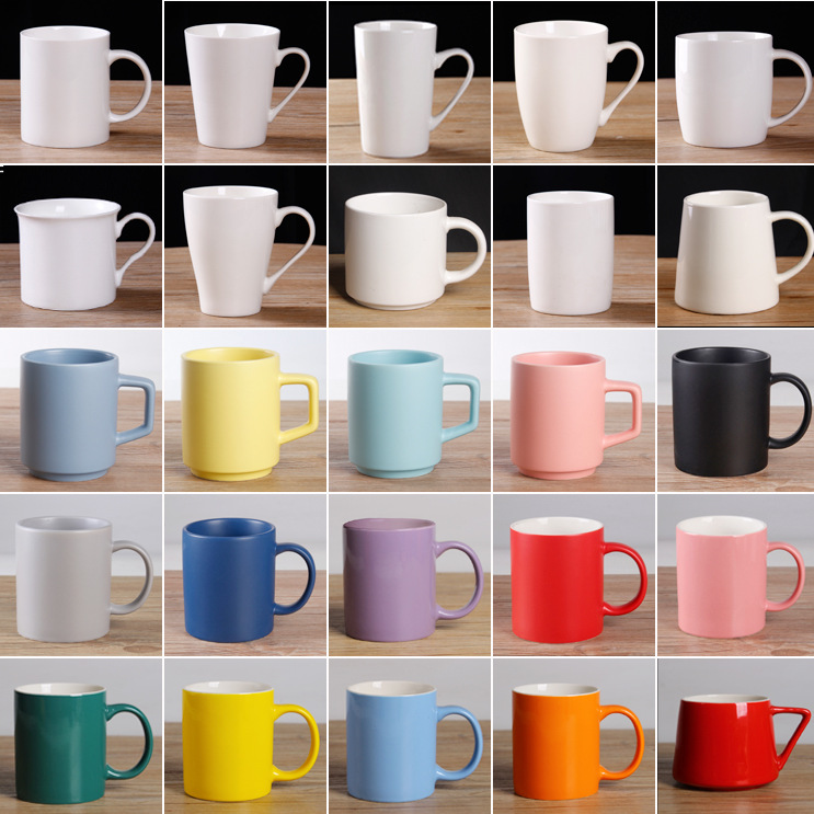11oz Ceramic Cup Customized Logo Mug Gift Cup Colorfulful Coffee Cup Printed Promotional Advertising Water Cup