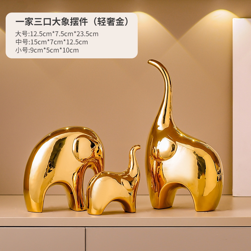Decoraciones de encimera de TV de alto nivel lujoso, estabilidad emocional, artefactos mágicos, decoraciones de conejo, sala de estar, sensación de alto nivel.