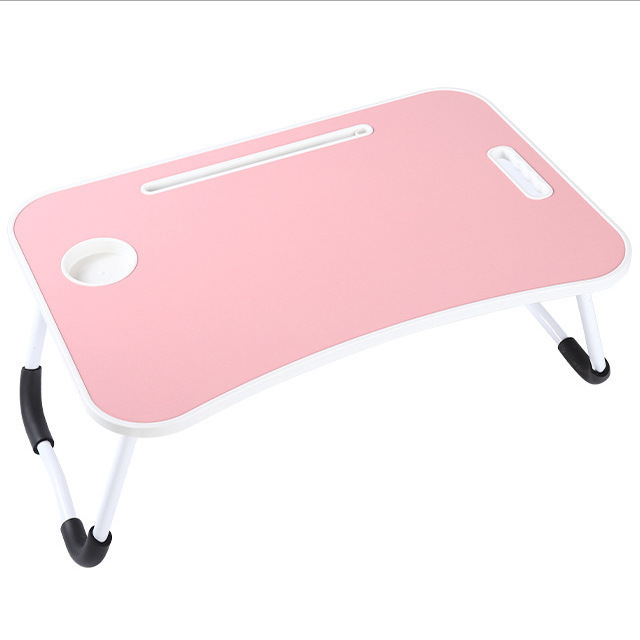 Escritorio de cama plegable mesa de computadora dormitorio dormitorio dormitorio estudio casero pequeña mesa de madera sólida