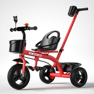 Large soft-seated children's tricycle bicycles 1-3-5 years old light stool baby cart bicycle bicycle baby bike