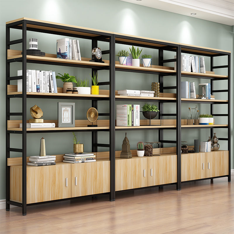 货架置物架超市落地货柜展示架办公室客厅隔断货物架简易货架多层