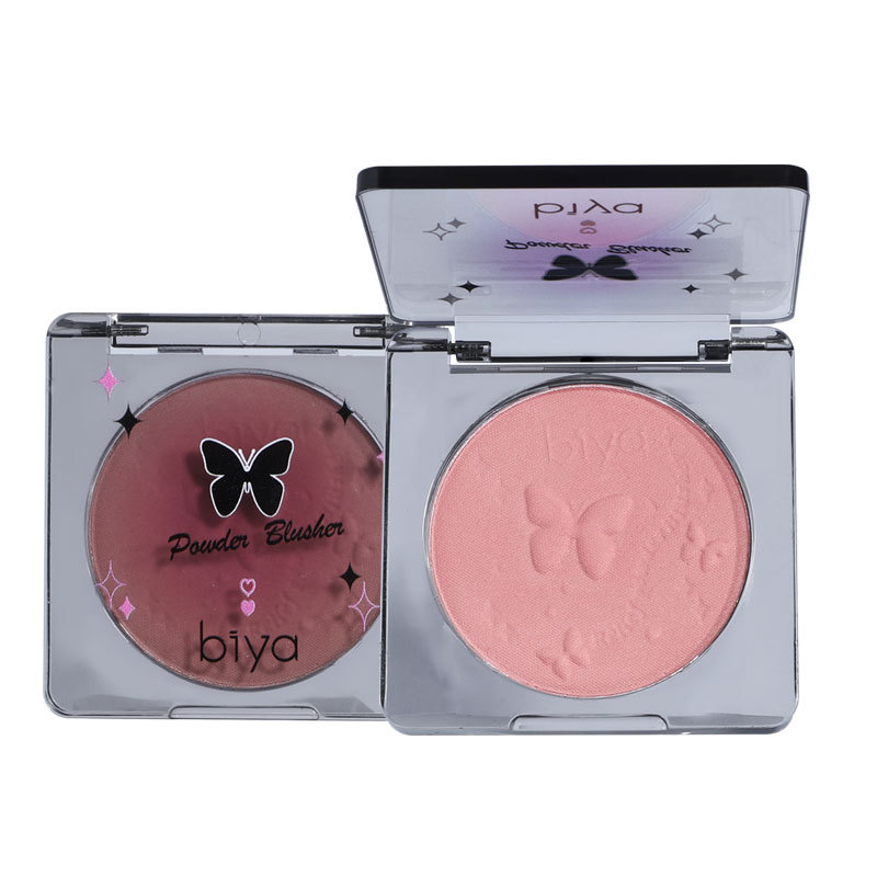 Biya monocromo en relieve se ruboriza albaricoque Rosa mate barbilla púrpura azul hembra Placa de reparación Rouge frío blanco piel desnuda Rosa baya