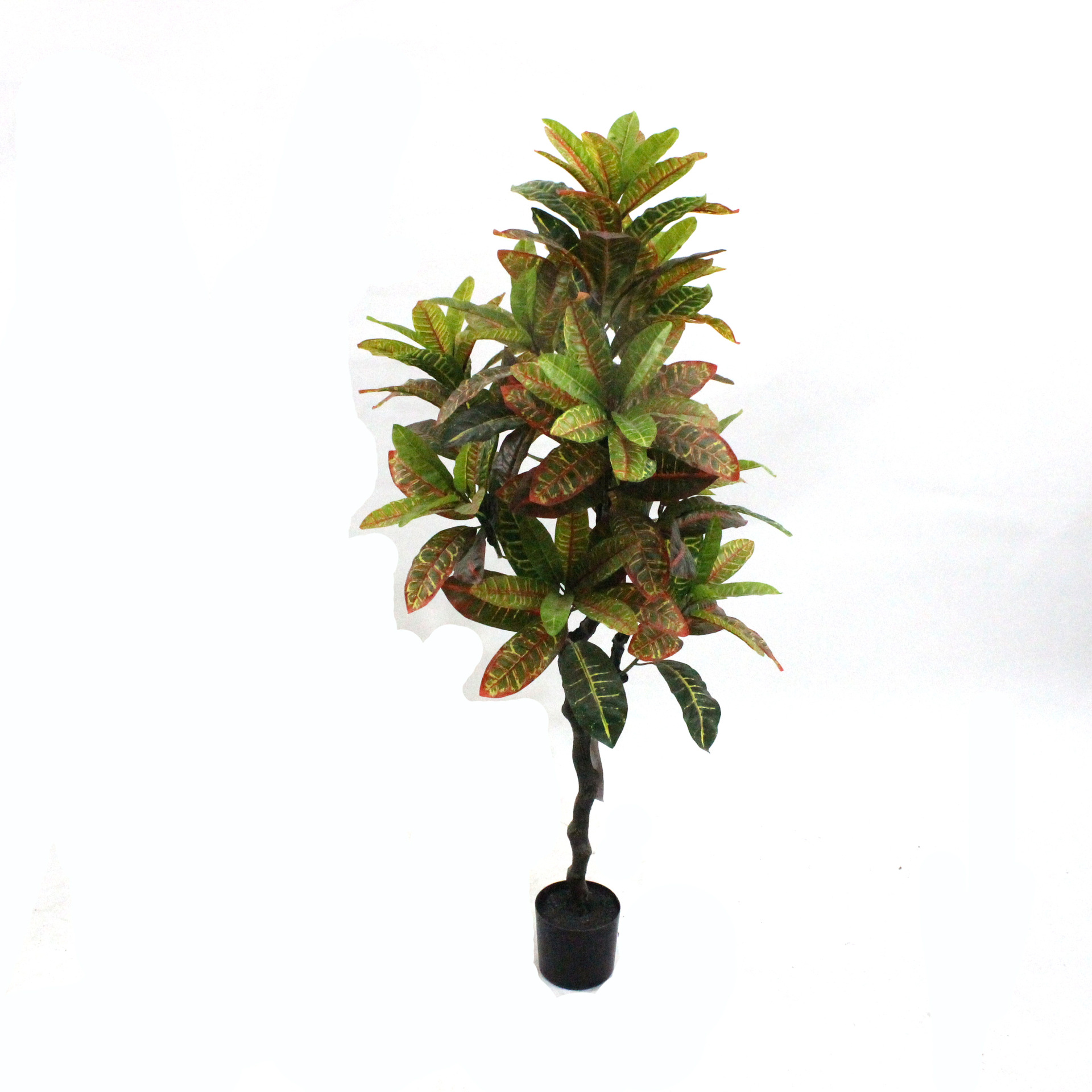 Simulación de venta caliente transfronteriza Espolvorear Banyan Madera que cambia de color Plantas verdes Bonsai Plástico artificial Planta en maceta Simulación Espolvorear Banyan
