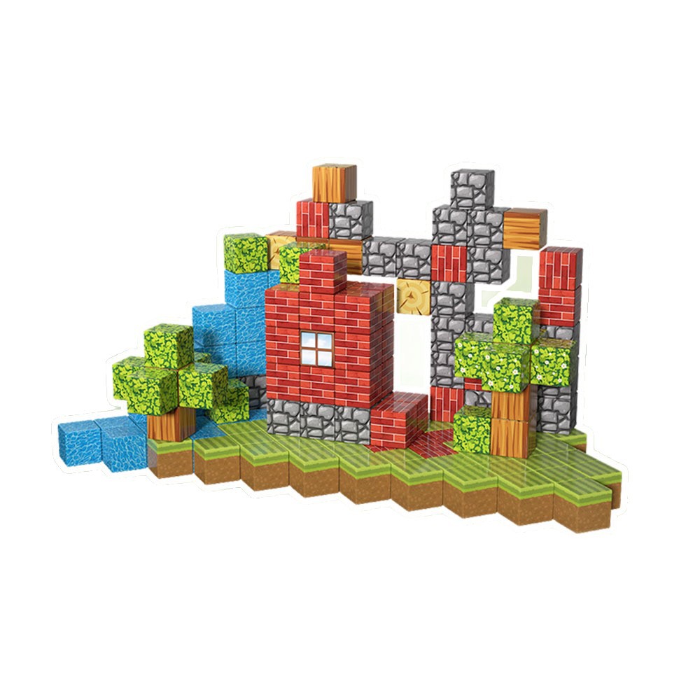 Personalizado al por mayor My Magnet World MC Cube Puzzle Imán Bloques de construcción 20MM Imán fuerte Juego de bloques magnéticos