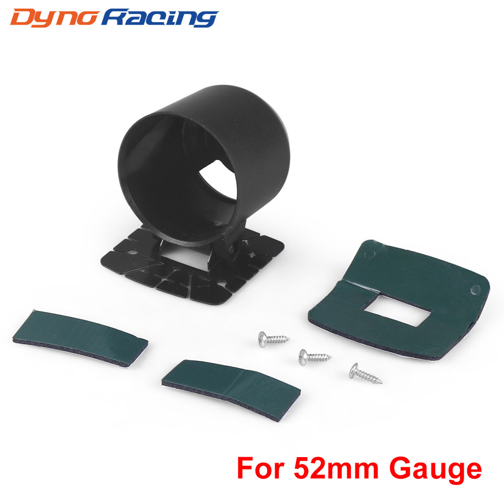 Car modification 2-inch 52mm dashboard bracket dashboard cup single hole black short dashboard cover