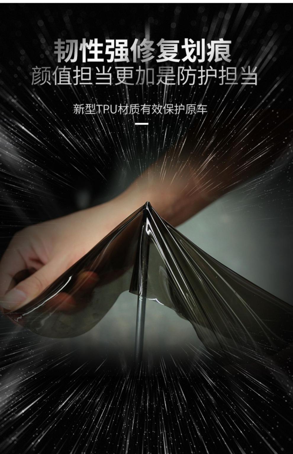 Suitable for Honda Tpu Light-Controlled Blackened Headlight Film and Tail Light Color-Changing Film Life Civic Enjoy Jede Si Bo Rui Ying-