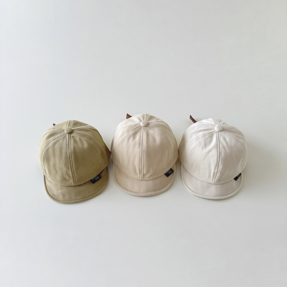 Unisex Baby hat Spring and autumn ins simple soft eaves thin baby cap children's baseball cap_voghion.com