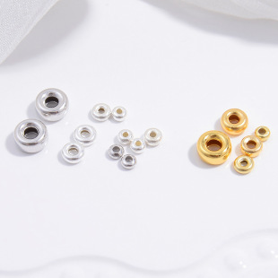 S925���y����3-6mm�A��Ͱ�����DIY����朾��K����ɢ�����SZ74