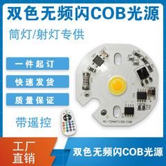 落日灯线性高压摄影补光灯珠11发光面筒射灯双色遥控款无频闪光源