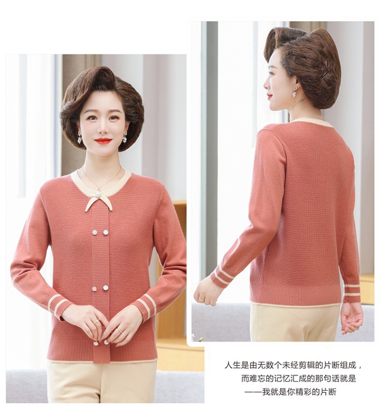 E5963 920K ÁO LEN NỮ TAIRYA ÁO LEN MÙA XUÂN THU ĐÔNG TRUNG NIÊN THỜI TRANG NỮ G03 SẢN PHẨM MỚI