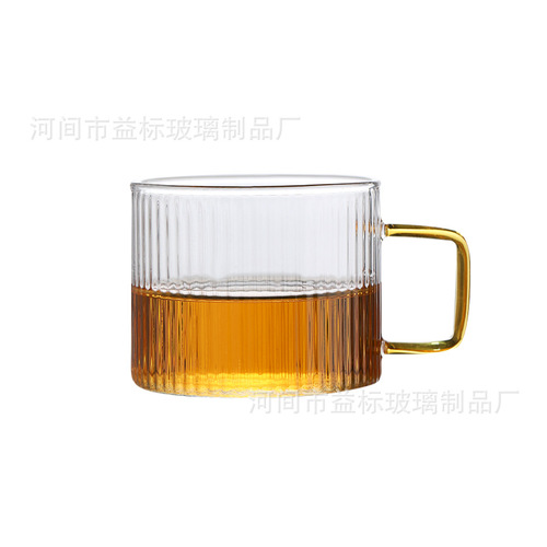 Japanese hammered heat-resistant glass small tea cup, Kung Fu tea cup, scented cup, transparent wine cup, small cup