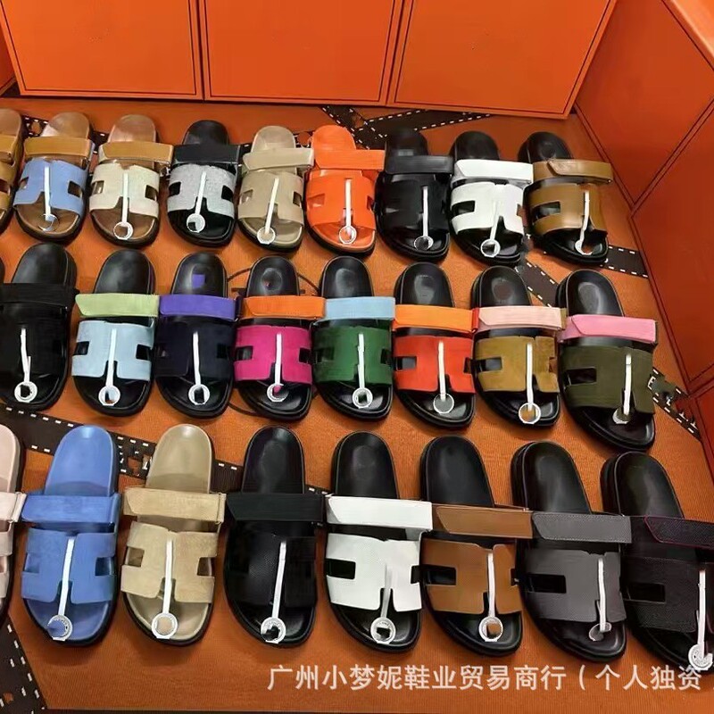 Pure Source high quality Second Uncle Drag Summer Commuter Slippers Thick Bottom Velcro Casual Beach Shoes for Lovers